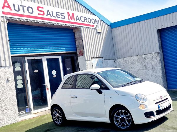 Fiat 500 Hatchback, Petrol, 2014, White