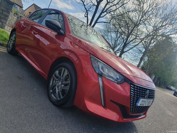 Peugeot 208 Hatchback, Petrol, 2022, Red
