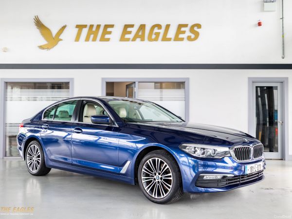 BMW 5-Series Saloon, Diesel, 2018, Blue