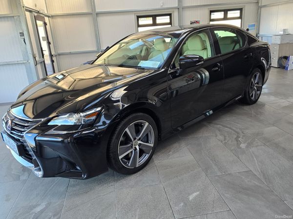 Lexus GS Saloon, Petrol Hybrid, 2018, Black