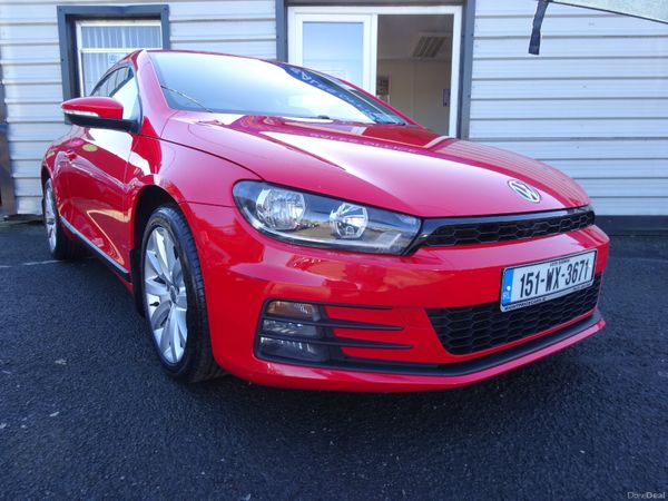 Volkswagen Scirocco Coupe, Petrol, 2015, Red