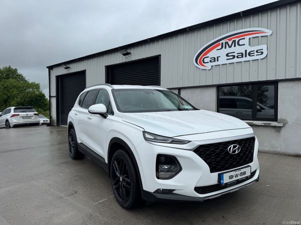 Hyundai Santa Fe SUV, Diesel, 2019, White