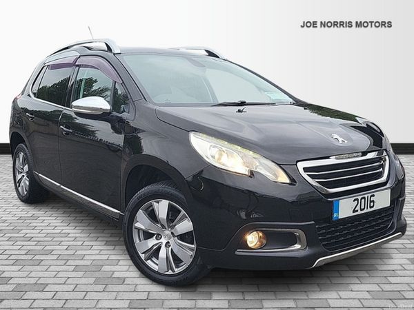 Peugeot 2008 Hatchback, Petrol, 2016, Black