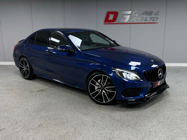 Mercedes-Benz C-Class Saloon, Diesel, 2017, Blue