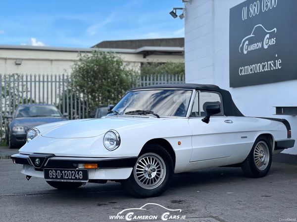Alfa Romeo Spider Convertible, Petrol, 1989, White