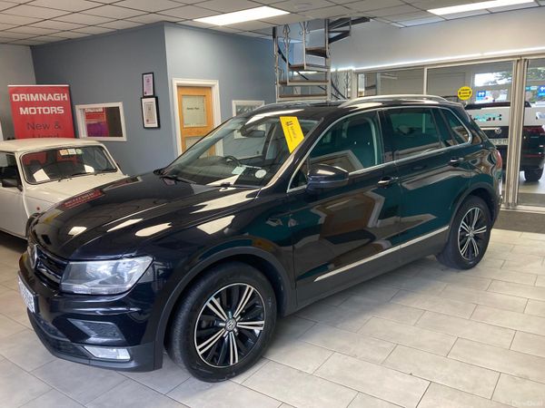 Volkswagen Tiguan SUV, Diesel, 2017, Black