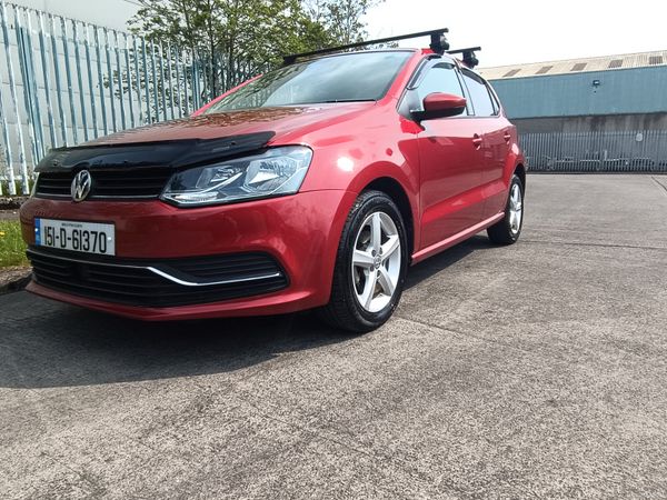 Volkswagen Polo Hatchback, Petrol, 2015, Red
