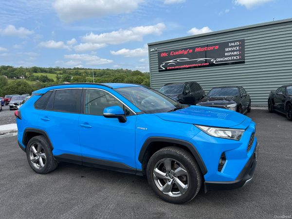 Toyota RAV4 SUV, Petrol Hybrid, 2020, Blue