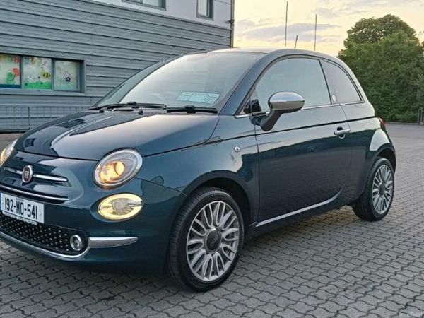 Fiat 500 Hatchback, Petrol, 2019, Blue