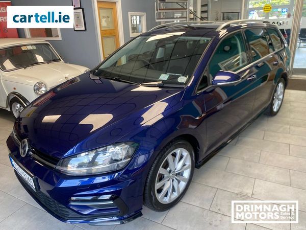 Volkswagen Golf Estate, Petrol, 2017, Blue