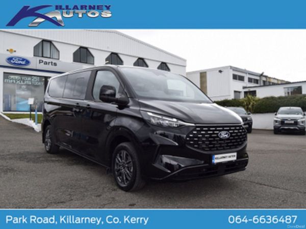 Ford Tourneo Custom MPV, Petrol Plug-in Hybrid, 2026, Black