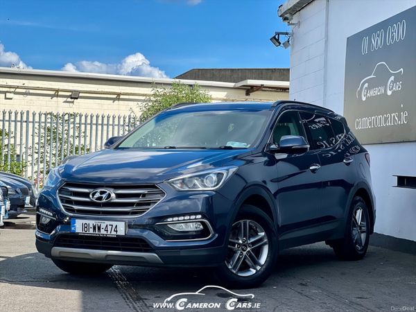 Hyundai Santa Fe SUV, Diesel, 2018, Blue