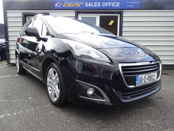 Peugeot 5008 MPV, Diesel, 2016, Black