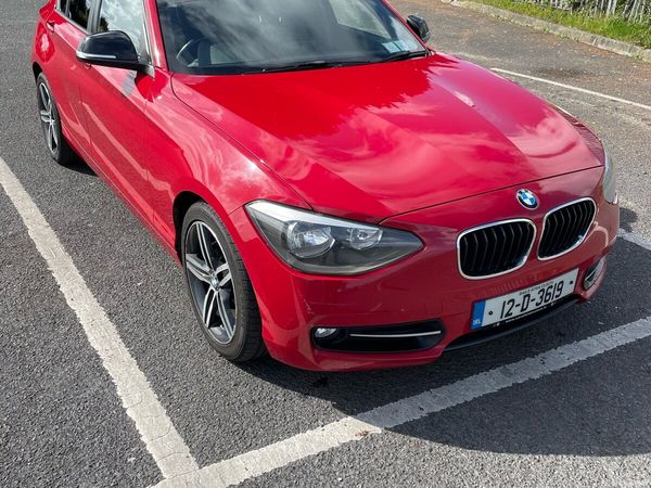 BMW 1-Series Estate, Diesel, 2012, Red