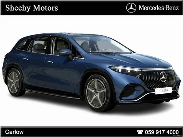 Mercedes-Benz EQS SUV, Electric, 2025, Blue