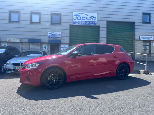 Lexus CT Hatchback, Petrol Hybrid, 2016, Red