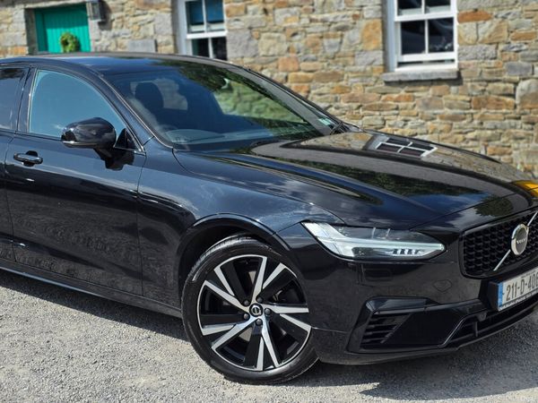 Volvo S90 Saloon, Petrol Plug-in Hybrid, 2021, Black