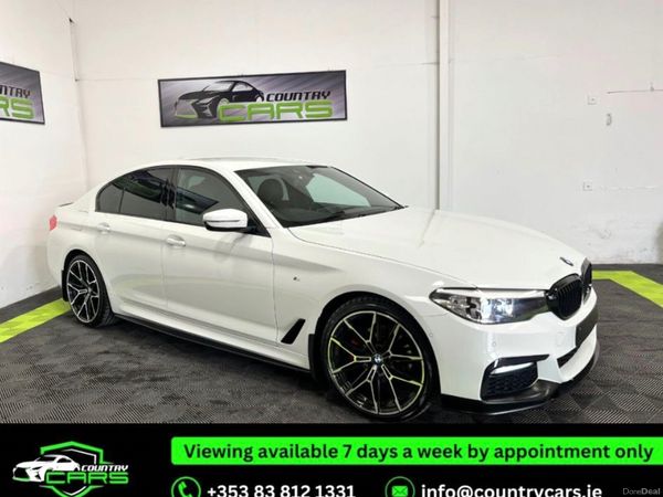 BMW 5-Series Saloon, Diesel, 2018, White