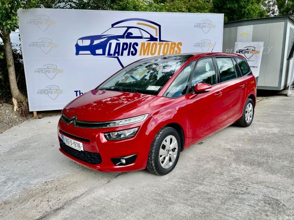 Citroen Grand C4 Picasso Hatchback, Diesel, 2014, Red