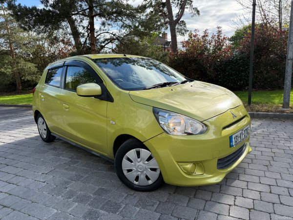 Mitsubishi Mirage Hatchback, Petrol, 2013, Gold