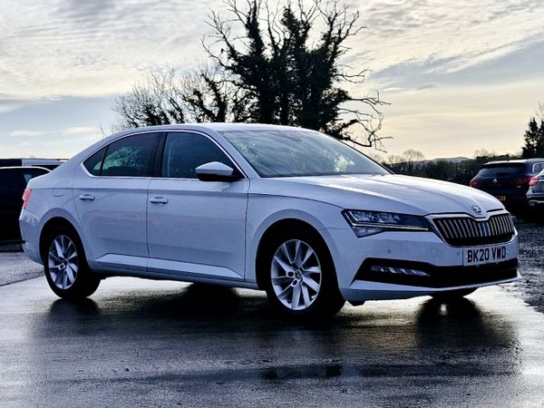 Skoda Superb Hatchback, Diesel, 2020, White