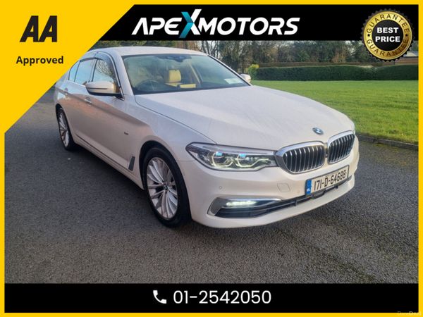 BMW 5-Series Saloon, Diesel, 2017, White