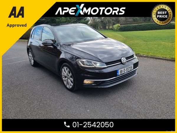 Volkswagen Golf Hatchback, Petrol, 2018, Black