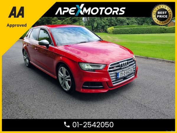 Audi S3 Hatchback, Petrol, 2017, Red