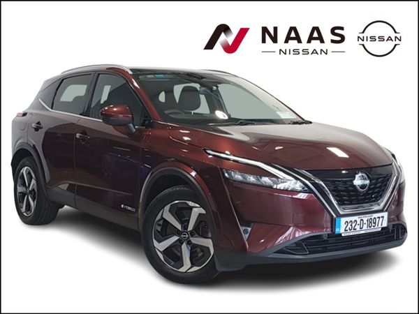 Nissan Qashqai MPV, Petrol Hybrid, 2023, Red