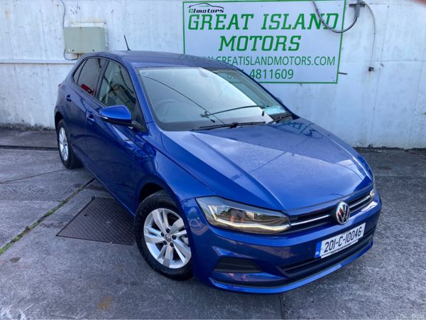 Volkswagen Polo Hatchback, Petrol, 2020, Blue