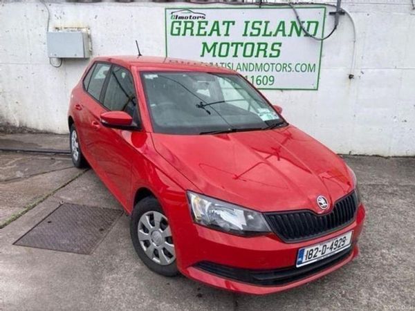 Skoda Fabia Hatchback, Petrol, 2018, Red