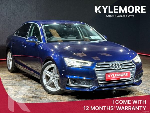 Audi A4 Saloon, Petrol, 2020, Blue