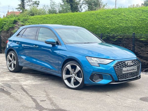 Audi A3 Hatchback, Petrol Hybrid, 2021, Blue