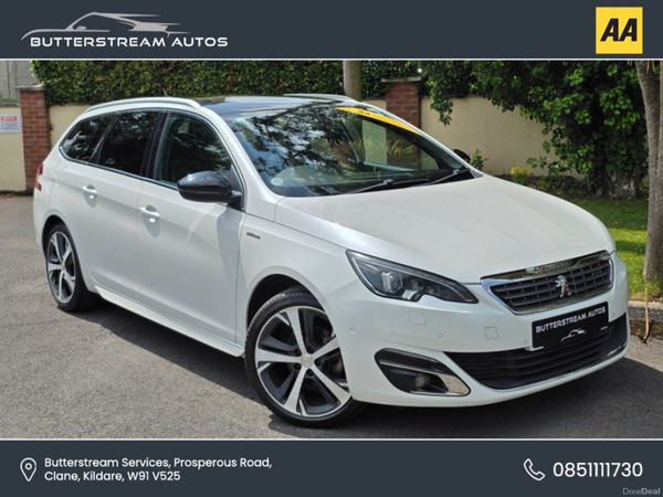 Peugeot 308 Estate, Petrol, 2017, White