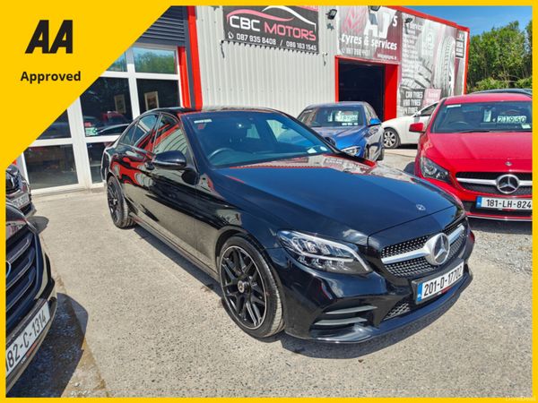 Mercedes-Benz C-Class Saloon, Petrol Hybrid, 2020, Black