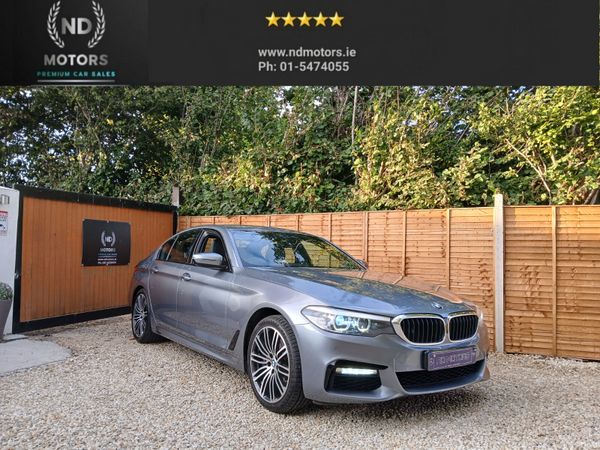 BMW 5-Series Saloon, Petrol Plug-in Hybrid, 2018, Blue