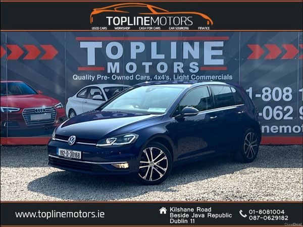 Volkswagen Golf Hatchback, Petrol, 2019, Blue