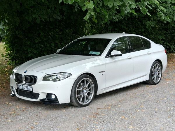 BMW 5-Series Saloon, Diesel, 2014, White