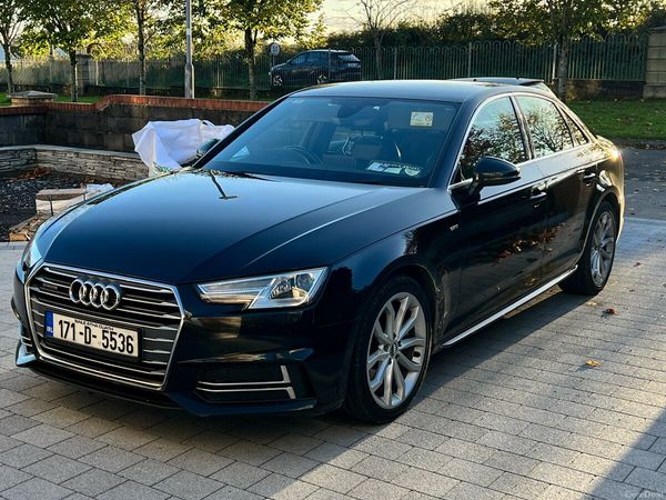 Audi A4 Saloon, Diesel, 2017, Black