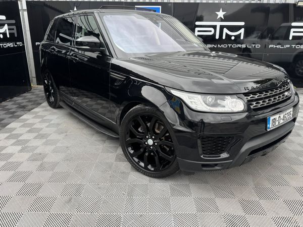 Land Rover Range Rover Sport SUV, Diesel, 2018, Black
