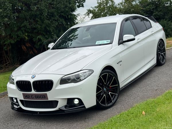 BMW 5-Series Saloon, Diesel, 2014, White