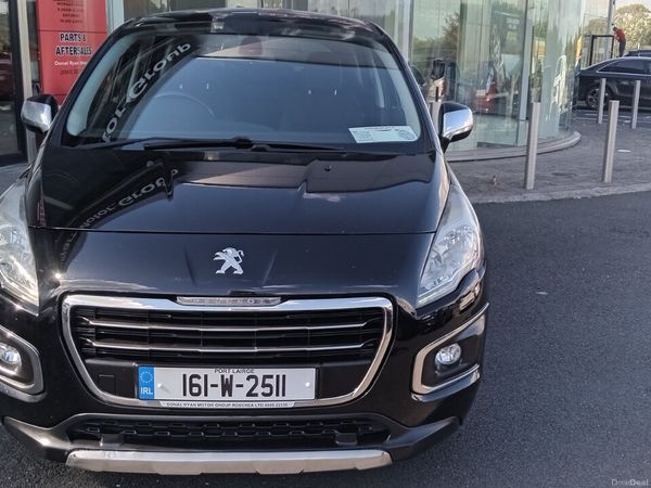 Peugeot 3008 SUV, Diesel, 2016, Black