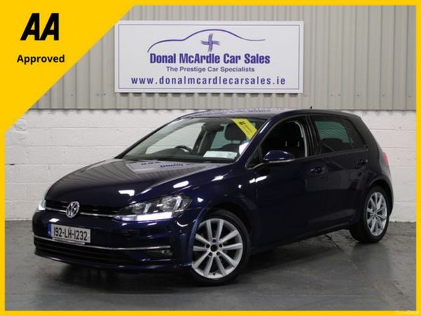 Volkswagen Golf Hatchback, Diesel, 2019, Blue