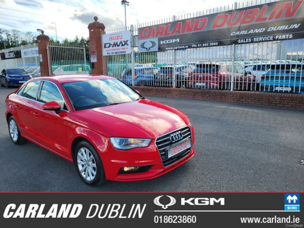 Audi A3 Saloon, Petrol, 2015, Red