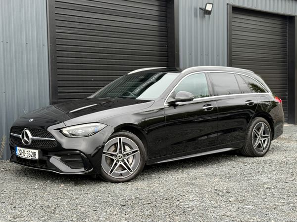 Mercedes-Benz C-Class Estate, Petrol Hybrid, 2022, Black