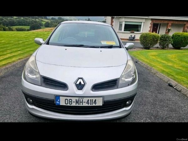 Renault Clio Hatchback, Petrol, 2008, Silver
