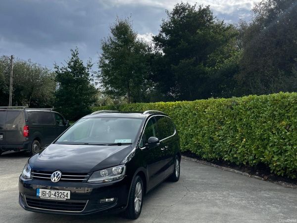 Volkswagen Sharan MPV, Diesel, 2016, Black
