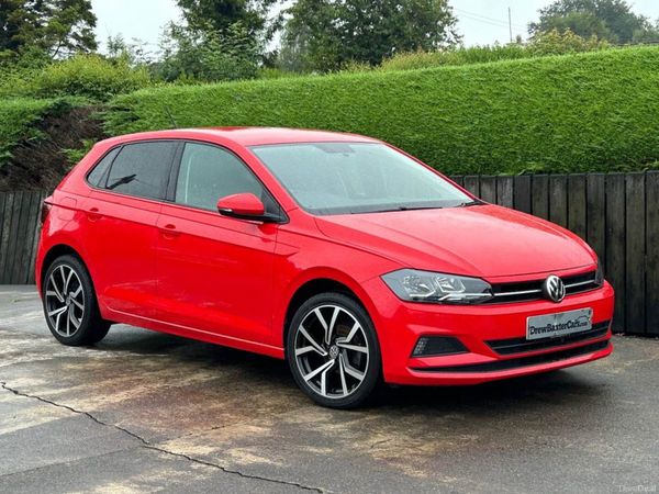 Volkswagen Polo Hatchback, Petrol, 2020, Red