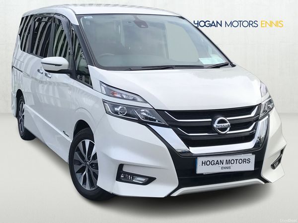 Nissan Serena MPV, Petrol Hybrid, 2017, White