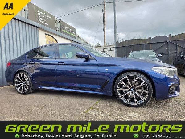 BMW 5-Series Saloon, Diesel, 2019, Blue